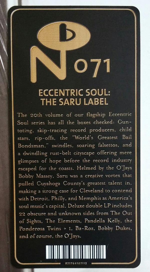Various : Eccentric Soul: The Saru Label (2xLP, Comp)