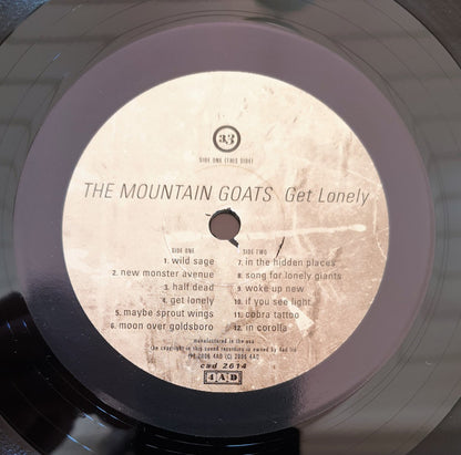Mountain Goats, The : Get Lonely (LP,Album)