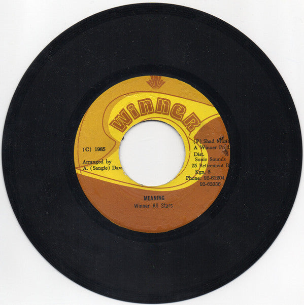 Sophia George & Charlie Chaplin (2) : There Ain't No Meaning (7")