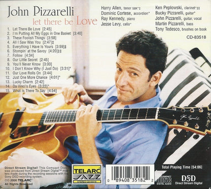 John Pizzarelli : Let There Be Love (CD, Album, DSD)