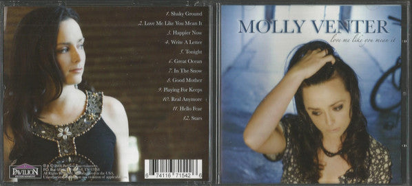 Molly Venter : Love Me Like You Mean It (CD, Album)