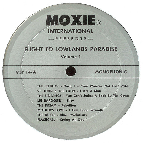 Various : Flight To Lowlands Paradise Volume 1 (LP, Comp, Mono)