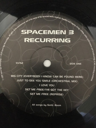 Spacemen 3 : Recurring (LP, Album, RE)