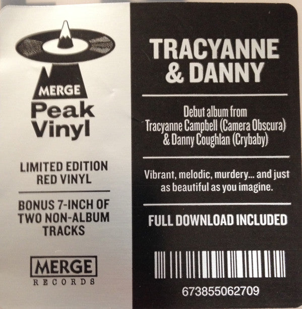 Tracyanne & Danny : Tracyanne & Danny (LP, Album, Ltd, Red + 7", Single, Ltd)