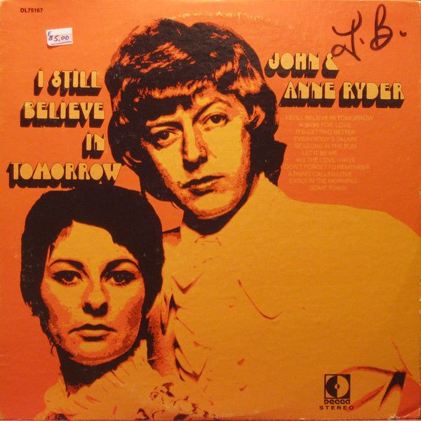 John & Anne Ryder : I Still Believe In Tomorrow (LP, Album, Los)