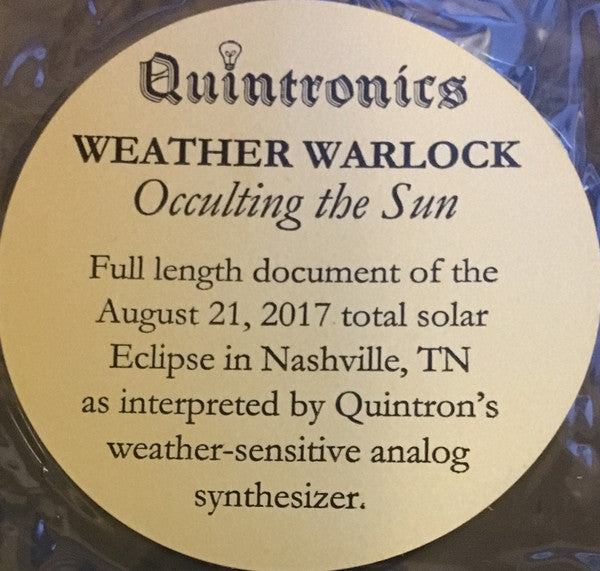Weather Warlock : Occulting The Sun (12")