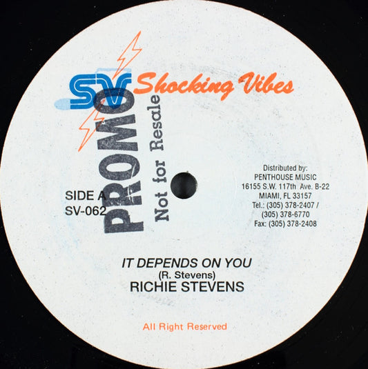 Richie Stephens : It Depends On You (12")
