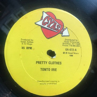 Tonto Irie : Pretty Clothes (12")