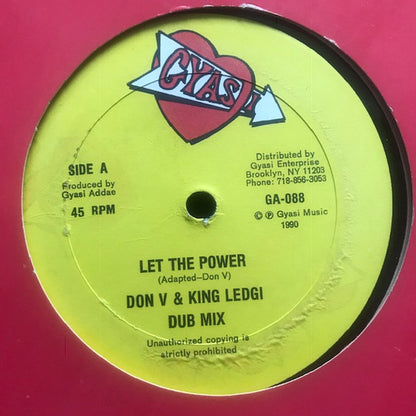 Donna V, King Ledgister : Let The Power (12", Single)