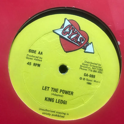 Donna V, King Ledgister : Let The Power (12", Single)