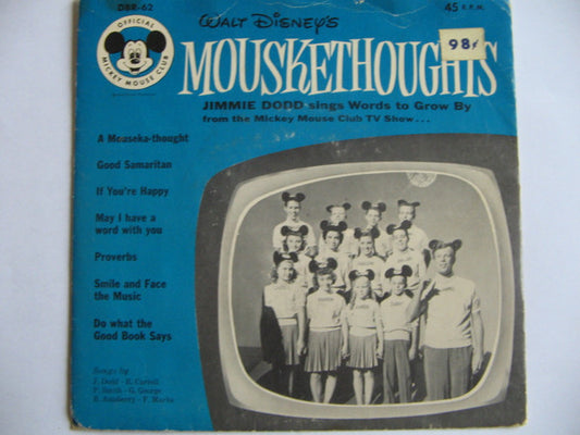 Jimmie Dodd : Mouskethoughts (7", EP)