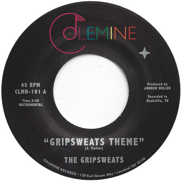 The Gripsweats : Gripsweats Theme (7", Single)