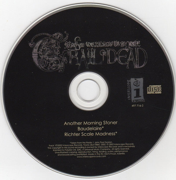 ...And You Will Know Us By The Trail Of Dead : Another Morning Stoner (CD, Single, Enh)