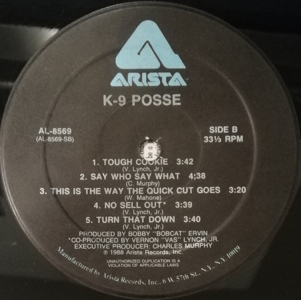 K-9 Posse : K-9 Posse (LP, Album)