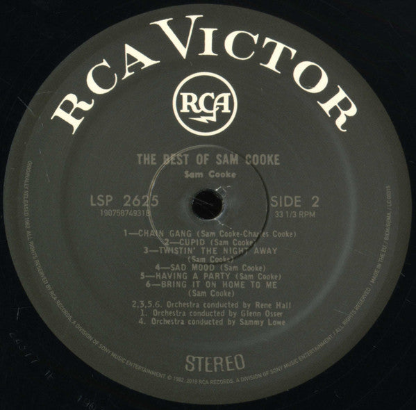 Sam Cooke : The Best Of Sam Cooke (LP, Comp, RE)