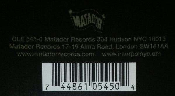 Interpol : Turn On The Bright Lights (LP, Album, RE)