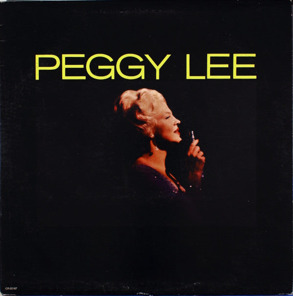Peggy Lee : Peggy Lee (LP, Album, RE)