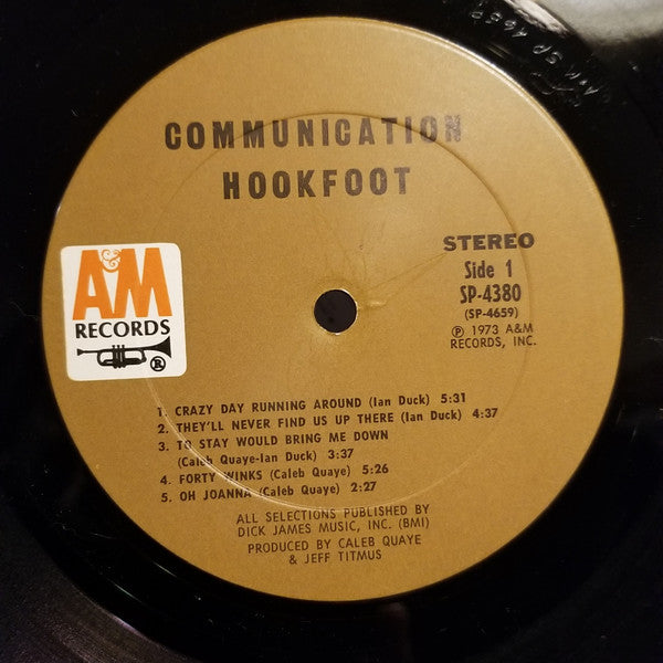 Hookfoot : Communication (LP, Album, Gat)