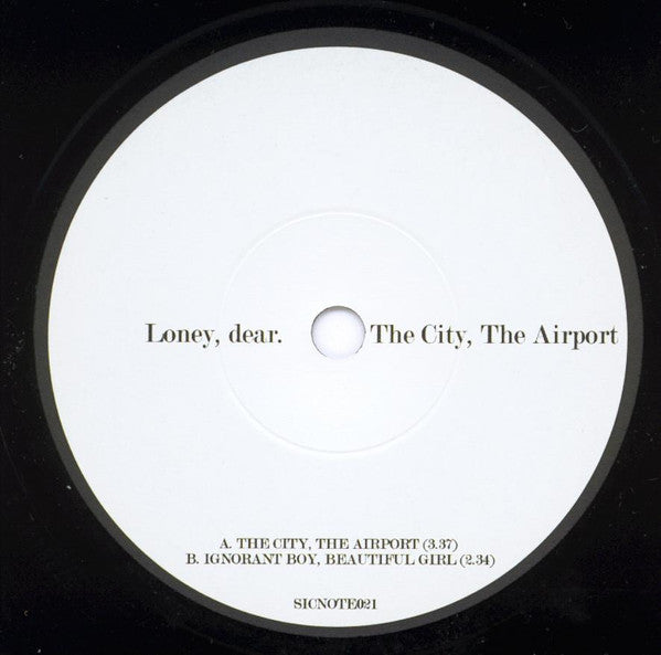 Loney, Dear : The City, The Airport (7", Single)
