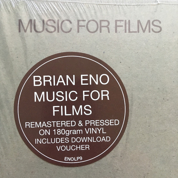 Brian Eno : Music For Films (LP, Album, RE, RM, 180)