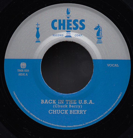 Chuck Berry : Back In The U.S.A. / Memphis, Tennessee (7", Single, RE)