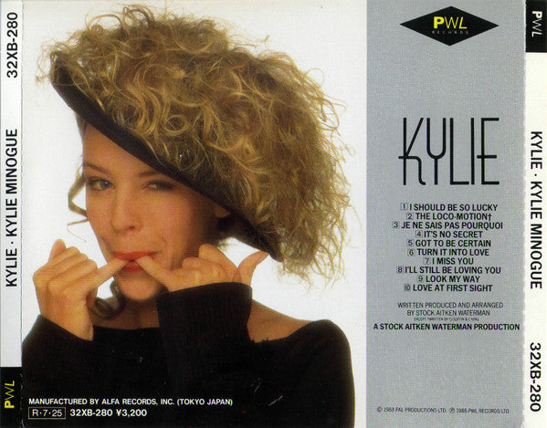 Kylie Minogue = Kylie Minogue : Kylie = ラッキー・ラブ (CD, Album)