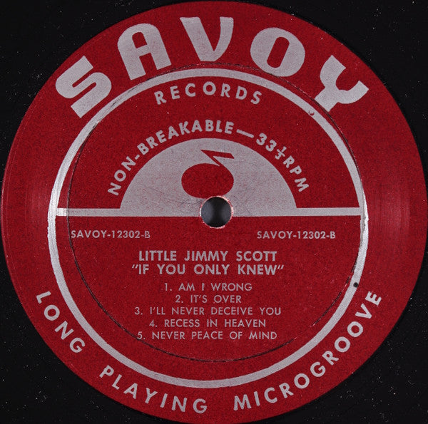 Jimmy Scott : If You Only Knew (LP, Album)