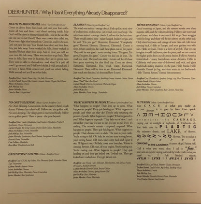 Deerhunter : Why Hasn't Everything Already Disappeared? (LP, Album, Tex)