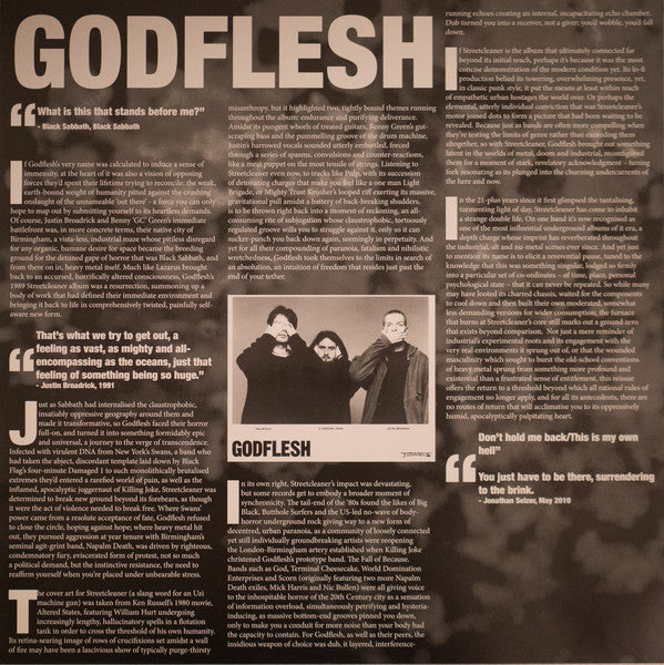 Godflesh : Streetcleaner (LP, Album, RE)
