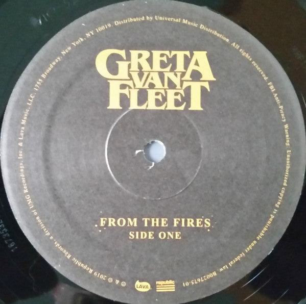 Greta Van Fleet : From The Fires (12", EP, RSD, RE)
