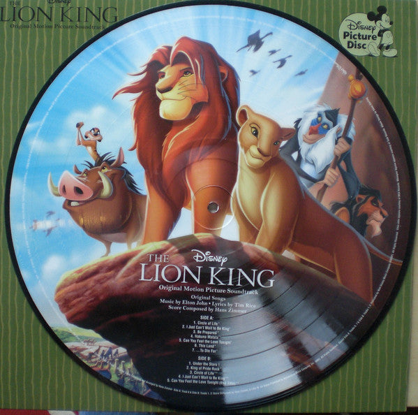 The Lion King (Picture Disc) (LP), Original Soundtrack, Vinyles (album), Musique