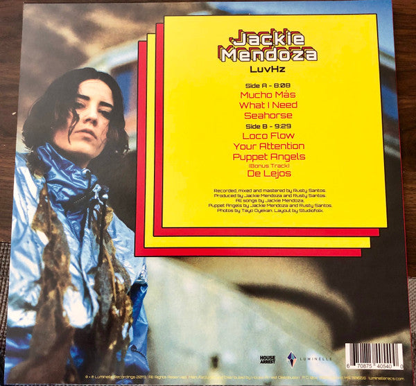 Jackie Mendoza : LuvHz (12", EP, Tra)