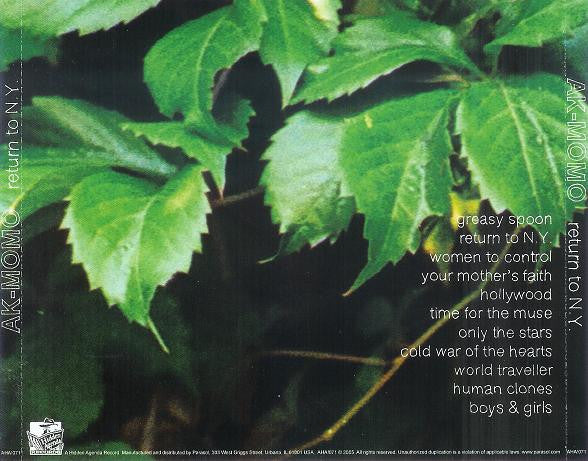 AK-Momo : Return To N.Y. (CD, Album)
