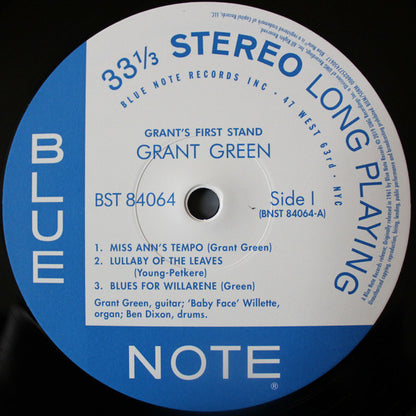 Grant Green : Grant's First Stand (LP, Album, RE, 180)