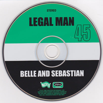Belle & Sebastian Featuring The Maisonettes : Legal Man (CD, Single)