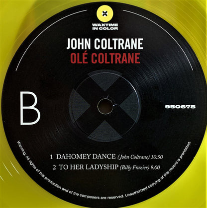 John Coltrane : Olé (The Complete Session) (LP, Album, Ltd, RE, RP, Yel)