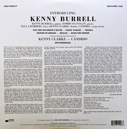 Kenny Burrell : Introducing Kenny Burrell (LP, Album, Mono, RE, 180)