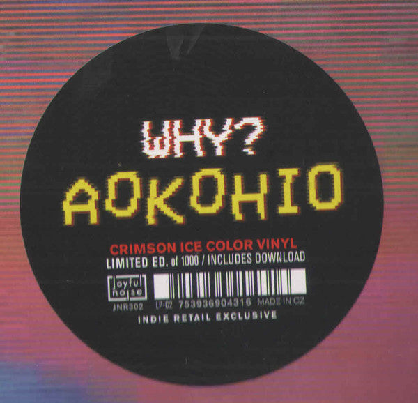 Why? : Aokohio (LP, Album, Ltd, Cri)