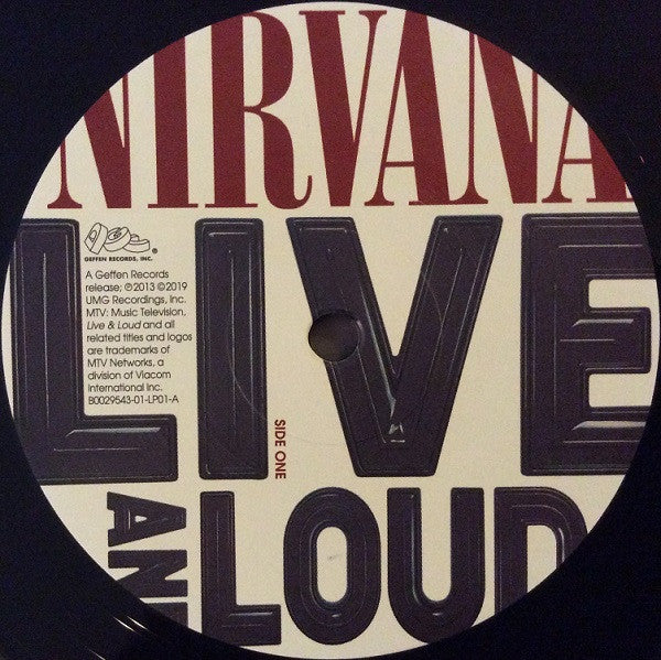 Nirvana : Live And Loud (2xLP, Album, 180)