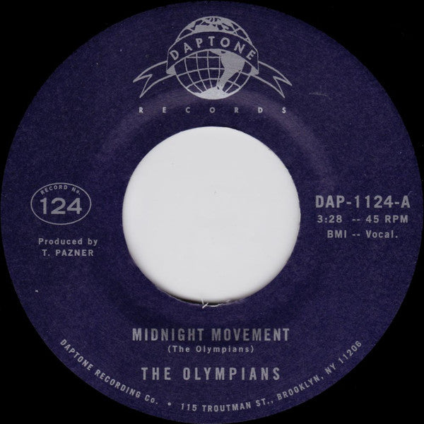 The Olympians : Midnight Movement / Stand Tall (7", Single)