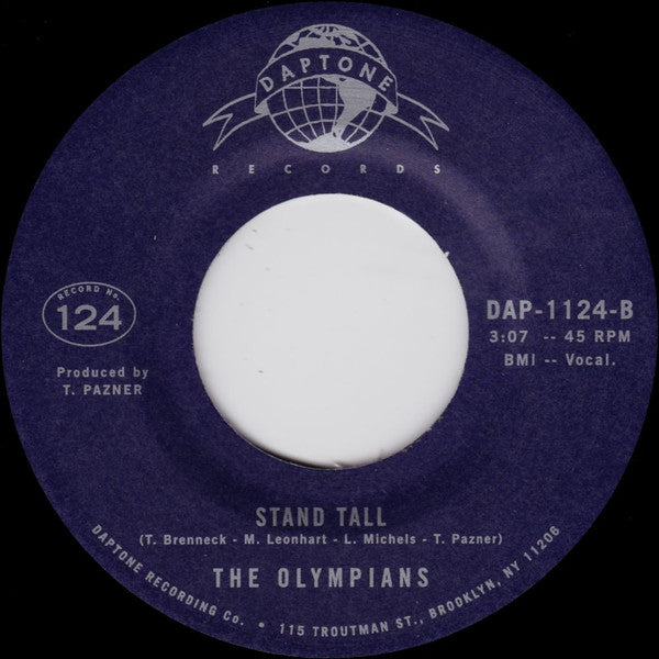 The Olympians : Midnight Movement / Stand Tall (7", Single)