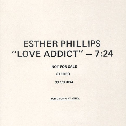 Esther Phillips : Love Addict (12", Promo)