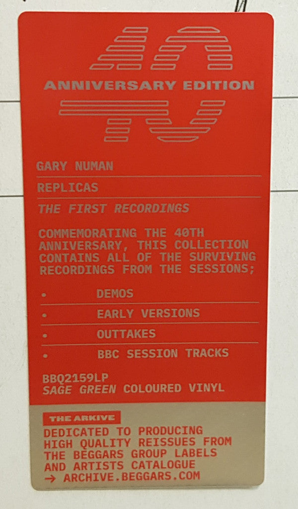 Gary Numan // Tubeway Army : Replicas (The First Recordings) (2xLP, Album, Comp, Sag)