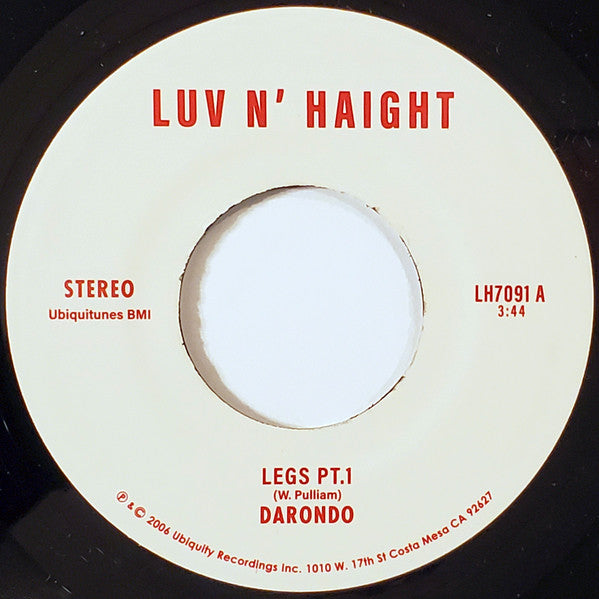Darondo : Legs / Let My People Go (7", RE)