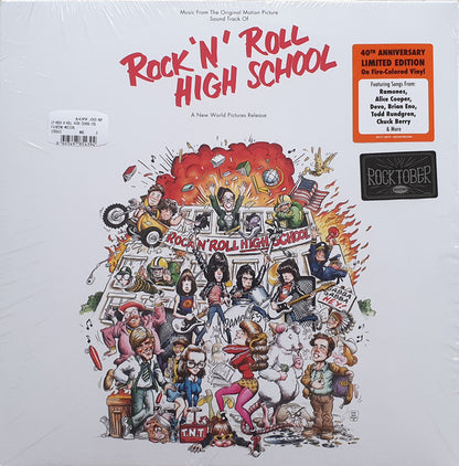 Various : Rock 'N' Roll High School (Music From The Original Motion Picture Soundtrack) (LP, Comp, Ltd, RE, Fir)