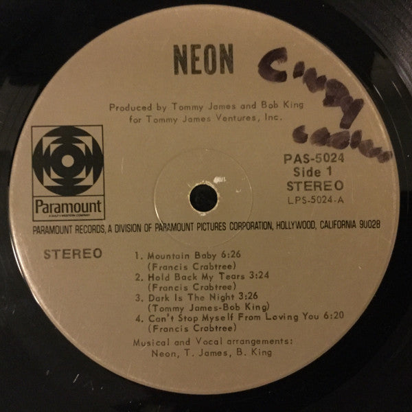 Neon (35) : Neon (LP, Album, Uni)