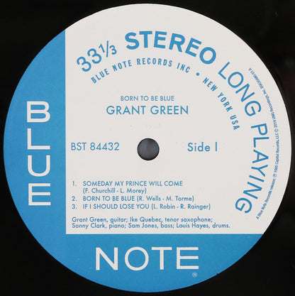 Grant Green : Born To Be Blue (LP, Album, RE, 180)