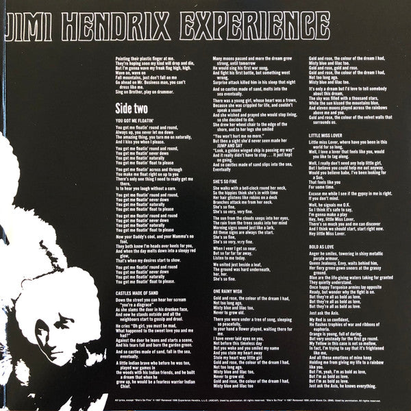 The Jimi Hendrix Experience : Axis: Bold As Love (LP, Album, Mono, RE, Gat)