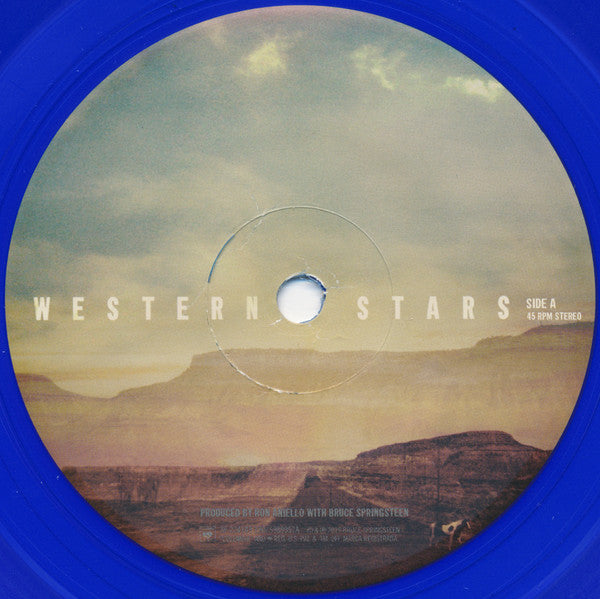 Bruce Springsteen : Western Stars (7", Single, Ltd, Blu)