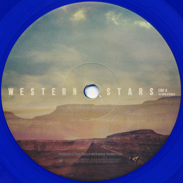 Bruce Springsteen : Western Stars (7", Single, Ltd, Blu)